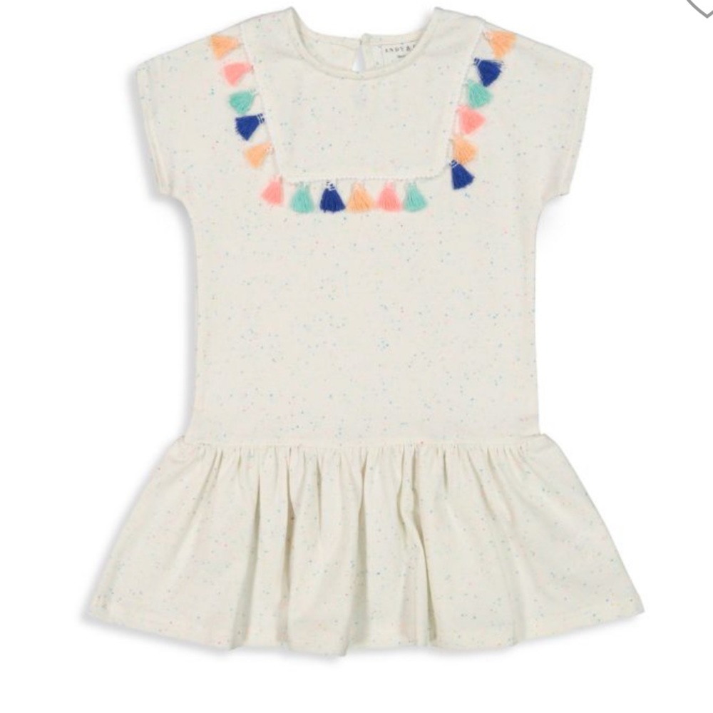 Boutique Andy & Evan tassel dress- size 2T